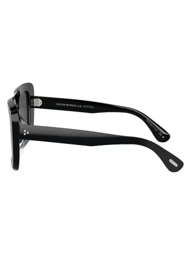 Oliver Peoples Women's Franca 52MM Oversized Sunglasses - Black | Thumbnail 3