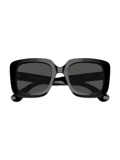 Oliver Peoples Women's Franca 52MM Oversized Sunglasses - Black | Thumbnail 5