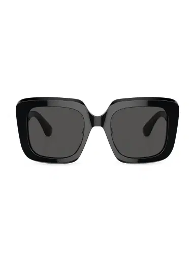 Oliver Peoples Women's Franca 52MM Oversized Sunglasses - Black | Thumbnail 6