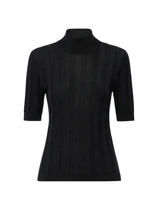 Callas Milano Women's Jordyn Short Sleeve Mock Neck Sweater - Black