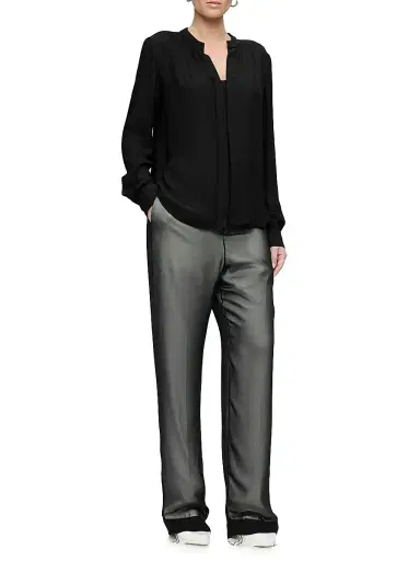 Callas Milano Women's Athena Relaxed Fit Long Sleeve Shirt - Black | Thumbnail 2 Callas Milano Women's Athena Relaxed Fit Long Sleeve Shirt - Black | Thumbnail 2