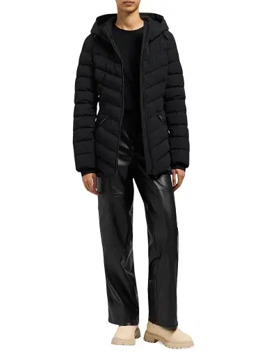 Moose Knuckles Women's Rockcliff Down Puffer Jacket - Black - Size XXS | Thumbnail 2 Moose Knuckles Women's Rockcliff Down Puffer Jacket - Black - Size XXS | Thumbnail 2