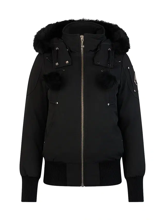 Moose Knuckles Women's Debbie Down Bomber Coat - Black Black