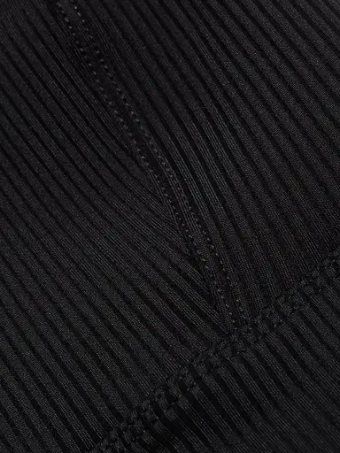 Year of Ours Women's Victoria Ribbed Sports Bra - Black | Thumbnail 7