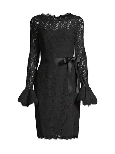 Shani Women's Lace Bell-Sleeve Sheath Dress | Thumbnail 1 Shani Women's Lace Bell-Sleeve Sheath Dress | Thumbnail 1