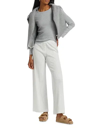 LESET Women's Kelly Long-Sleeve Slim-Fit T-Shirt | Thumbnail 2 LESET Women's Kelly Long-Sleeve Slim-Fit T-Shirt | Thumbnail 2