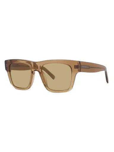Givenchy Men's GV Day Rose Rectangular Sunglasses - Shiny Light Brown | Thumbnail 1 Givenchy Men's GV Day Rose Rectangular Sunglasses - Shiny Light Brown | Thumbnail 1