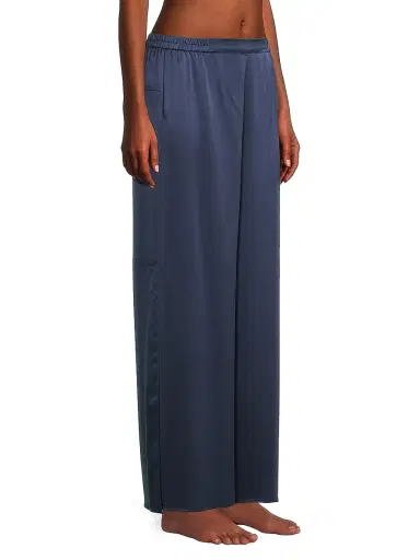 Lunya Women's Washable Silk Cami & Pants Set - Deep Blue | Thumbnail 13