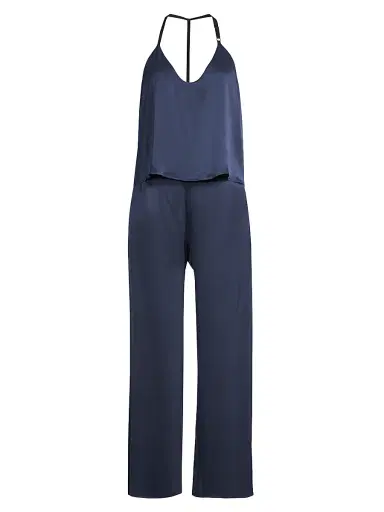 Lunya Women's Washable Silk Cami & Pants Set - Deep Blue | Thumbnail 10