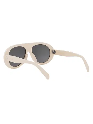 Celine Men's Après Ski 55MM Pilot Sunglasses - Ivory | Thumbnail 4 Celine Men's Après Ski 55MM Pilot Sunglasses - Ivory | Thumbnail 4