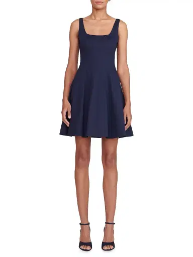 Staud Women's Wells Mini Dress | Thumbnail 2 Staud Women's Wells Mini Dress | Thumbnail 2