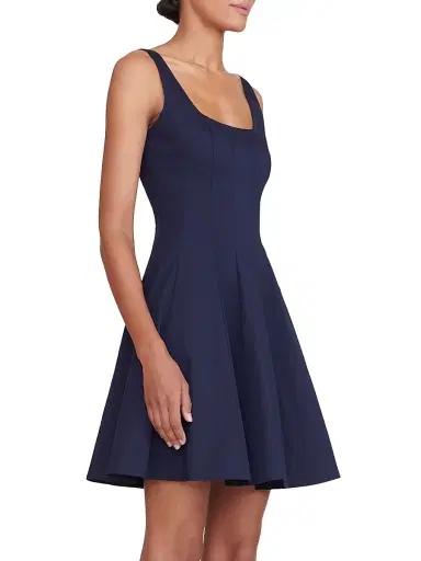 Staud Women's Wells Mini Dress | Thumbnail 4 Staud Women's Wells Mini Dress | Thumbnail 4