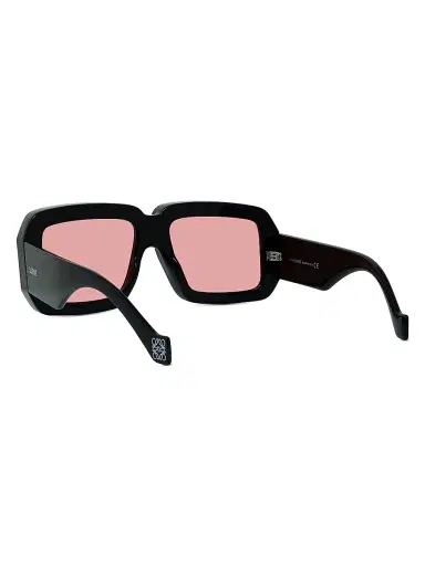 Loewe Men's x Paula's Ibiza 56MM Oversized Square Sunglasses - Shiny Black Rose | Thumbnail 4