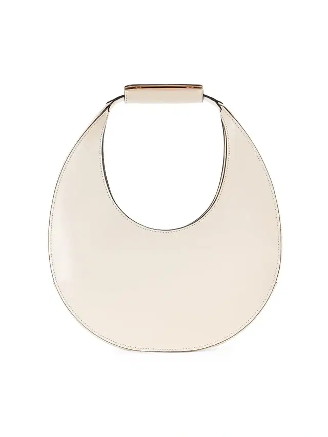 Staud Women's Moon Leather Tote Bag - Cream