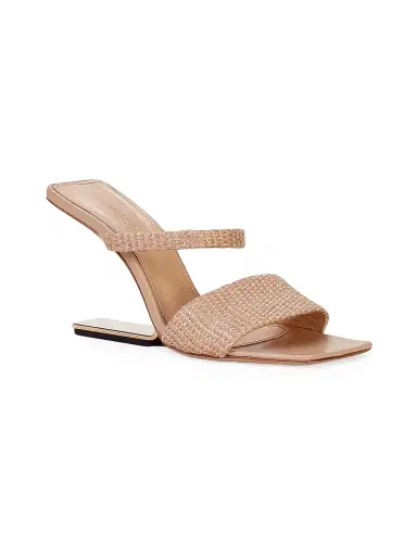 Cult Gaia Women's Rene 83MM Woven Sandals - Natural - Size 10.5 | Thumbnail 2