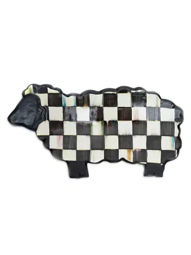 MacKenzie-Childs Courtly Check Sheep Serving Board | Thumbnail 1 MacKenzie-Childs Courtly Check Sheep Serving Board | Thumbnail 1