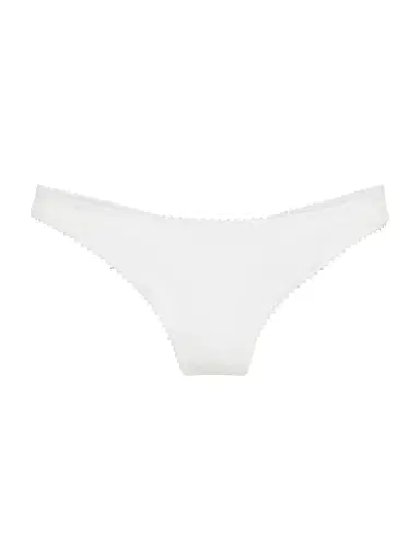 Kiki de Montparnasse Women's Crochet Lace Thong - Ivory - Size Large | Thumbnail 1 Kiki de Montparnasse Women's Crochet Lace Thong - Ivory - Size Large | Thumbnail 1