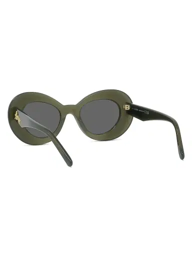 Loewe Men's Curvy 47MM Butterfly Sunglasses - Dark Green Smoke | Thumbnail 4 Loewe Men's Curvy 47MM Butterfly Sunglasses - Dark Green Smoke | Thumbnail 4