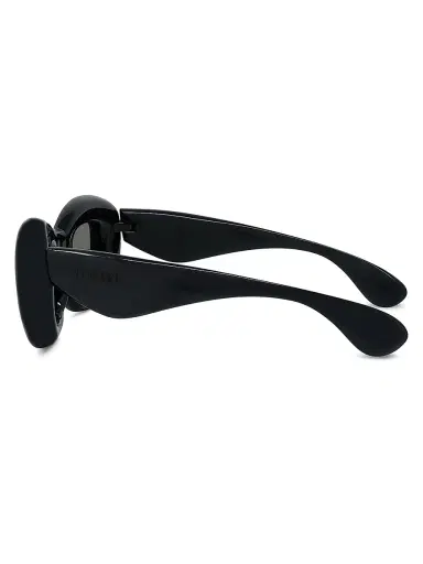 Loewe Men's Inflated 47MM Butterfly Sunglasses - Shiny Black Smoke | Thumbnail 3