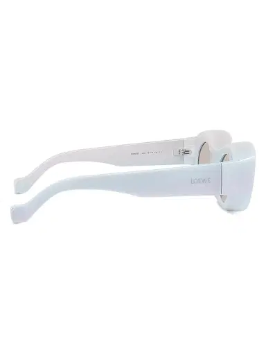 Loewe Men's x Paula's Ibiza 49MM Square Sunglasses - White Sparkle Grey Mirror | Thumbnail 7