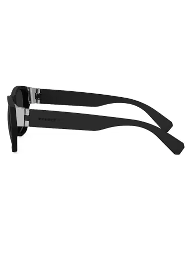 BVLGARI Men's 56MM Square Sunglasses - Black Dark Grey | Thumbnail 3