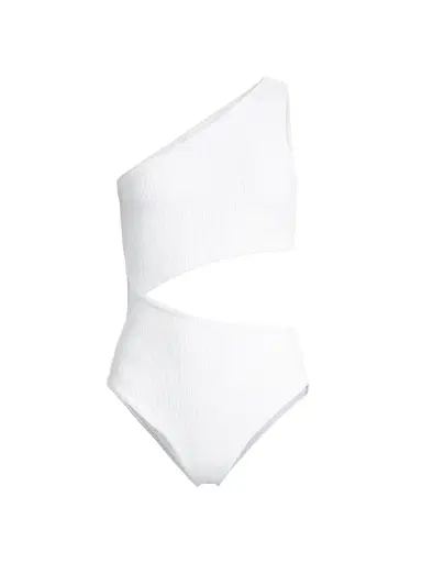 BEACH RIOT Women's Celine Cutout Swimsuit - White - Size XL | Thumbnail 1