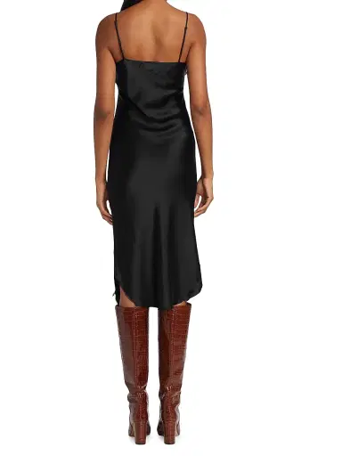 Nili Lotan Women's Silk Cami Dress - Black - Size XL | Thumbnail 4 Nili Lotan Women's Silk Cami Dress - Black - Size XL | Thumbnail 4