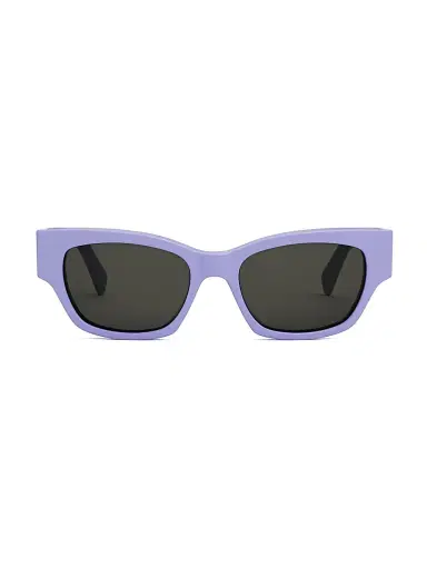 Celine Men's Monochrom 56MM Cat-Eye Sunglasses - Shiny Lilac Smoke | Thumbnail 2 Celine Men's Monochrom 56MM Cat-Eye Sunglasses - Shiny Lilac Smoke | Thumbnail 2