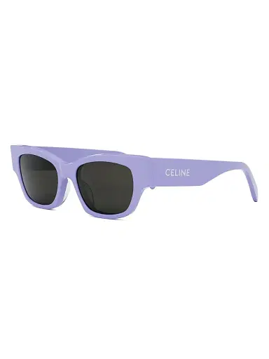 Celine Men's Monochrom 56MM Cat-Eye Sunglasses - Shiny Lilac Smoke | Thumbnail 1 Celine Men's Monochrom 56MM Cat-Eye Sunglasses - Shiny Lilac Smoke | Thumbnail 1