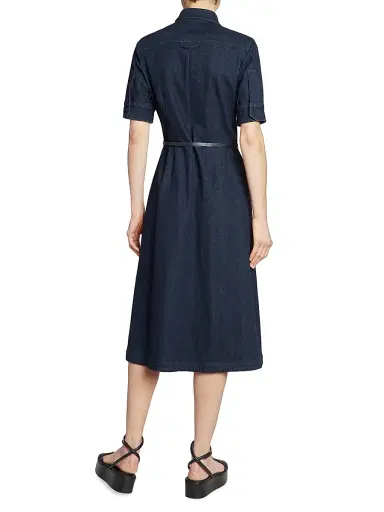 Altuzarra Women's Kieran Denim Midi-Shirtdress | Thumbnail 5 Altuzarra Women's Kieran Denim Midi-Shirtdress | Thumbnail 5
