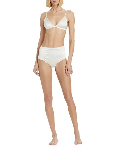 Kiki de Montparnasse Women's Tous Les Jours Soft Bra - Ivory - Size Large | Thumbnail 2 Kiki de Montparnasse Women's Tous Les Jours Soft Bra - Ivory - Size Large | Thumbnail 2