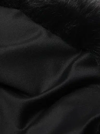 Sofia Cashmere Women's Faux Fur & Cashmere U-Cape | Thumbnail 6