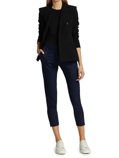Altuzarra Women's Indiana Double-Breasted Jacket - Black - Size 12 | Thumbnail 2 Altuzarra Women's Indiana Double-Breasted Jacket - Black - Size 12 | Thumbnail 2