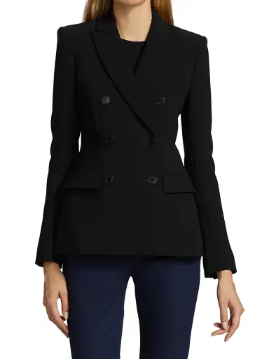 Altuzarra Women's Indiana Double-Breasted Jacket - Black - Size 12 | Thumbnail 3 Altuzarra Women's Indiana Double-Breasted Jacket - Black - Size 12 | Thumbnail 3