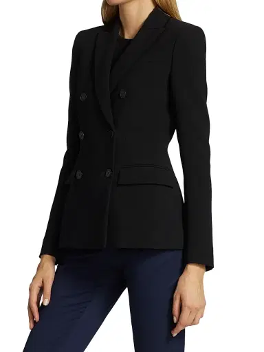 Altuzarra Women's Indiana Double-Breasted Jacket - Black - Size 12 | Thumbnail 4 Altuzarra Women's Indiana Double-Breasted Jacket - Black - Size 12 | Thumbnail 4