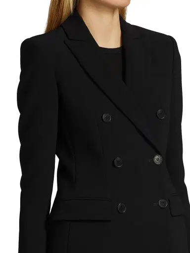 Altuzarra Women's Indiana Double-Breasted Jacket - Black - Size 12 | Thumbnail 6 Altuzarra Women's Indiana Double-Breasted Jacket - Black - Size 12 | Thumbnail 6