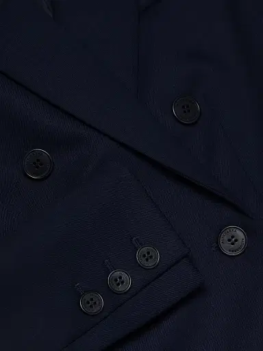 Altuzarra Women's Indiana Double-Breasted Cotton Jacket - Berry Blue - Size 14 | Thumbnail 7