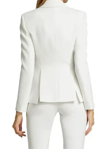 Altuzarra Women's Fenice Two-Button Jacket - Optic White - Size 12 | Thumbnail 5