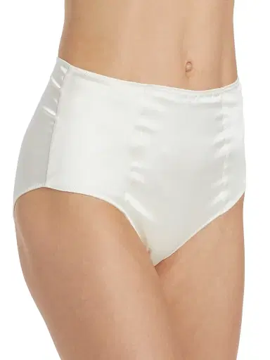 Kiki de Montparnasse Women's Tous Les Jours High-Waist Stretch-Silk Brief - Ivory - Size Large | Thumbnail 5 Kiki de Montparnasse Women's Tous Les Jours High-Waist Stretch-Silk Brief - Ivory - Size Large | Thumbnail 5