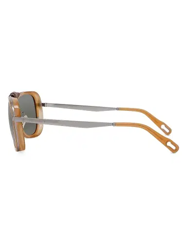 Vuarnet Men's Glacier 03 56MM Pilot Sunglasses - Smoke Light Brown | Thumbnail 3