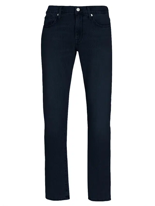 FRAME L'Homme Cotton-Blend Slim-Fit Jeans - Placid