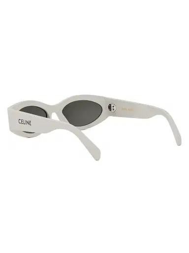 Celine Men's Monochroms 56MM Geometric Sunglasses - Ivory Dark Grey | Thumbnail 4 Celine Men's Monochroms 56MM Geometric Sunglasses - Ivory Dark Grey | Thumbnail 4