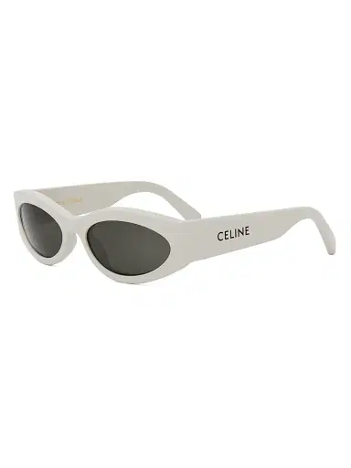 Celine Men's Monochroms 56MM Geometric Sunglasses - Ivory Dark Grey | Thumbnail 1 Celine Men's Monochroms 56MM Geometric Sunglasses - Ivory Dark Grey | Thumbnail 1