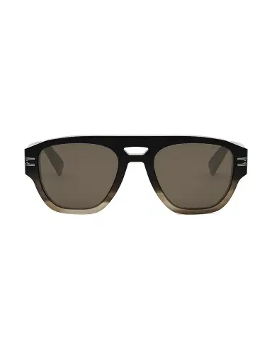 BVLGARI Men's B. Zero1 53MM Pilot Sunglasses - Brown | Thumbnail 2