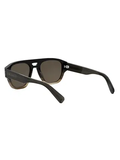 BVLGARI Men's B. Zero1 53MM Pilot Sunglasses - Brown | Thumbnail 4