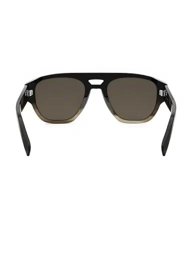 BVLGARI Men's B. Zero1 53MM Pilot Sunglasses - Brown | Thumbnail 5