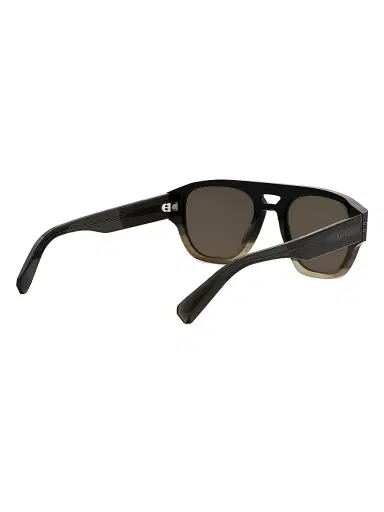 BVLGARI Men's B. Zero1 53MM Pilot Sunglasses - Brown | Thumbnail 6