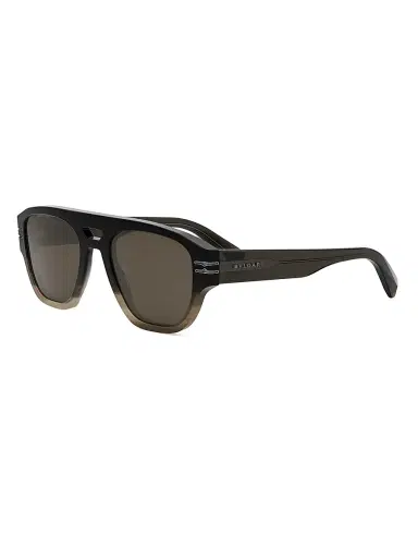 BVLGARI Men's B. Zero1 53MM Pilot Sunglasses - Brown | Thumbnail 1
