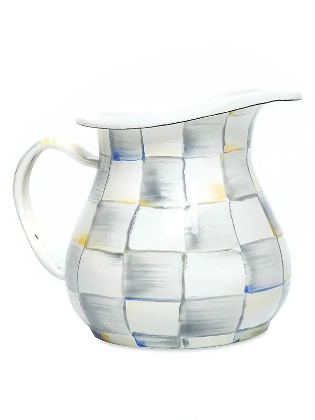 Sterling Check Creamer