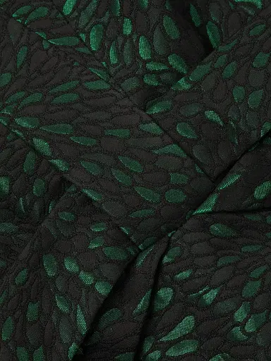 Shani Women's Jacquard Bow Detail Dress - Black Green | Thumbnail 6 Shani Women's Jacquard Bow Detail Dress - Black Green | Thumbnail 6